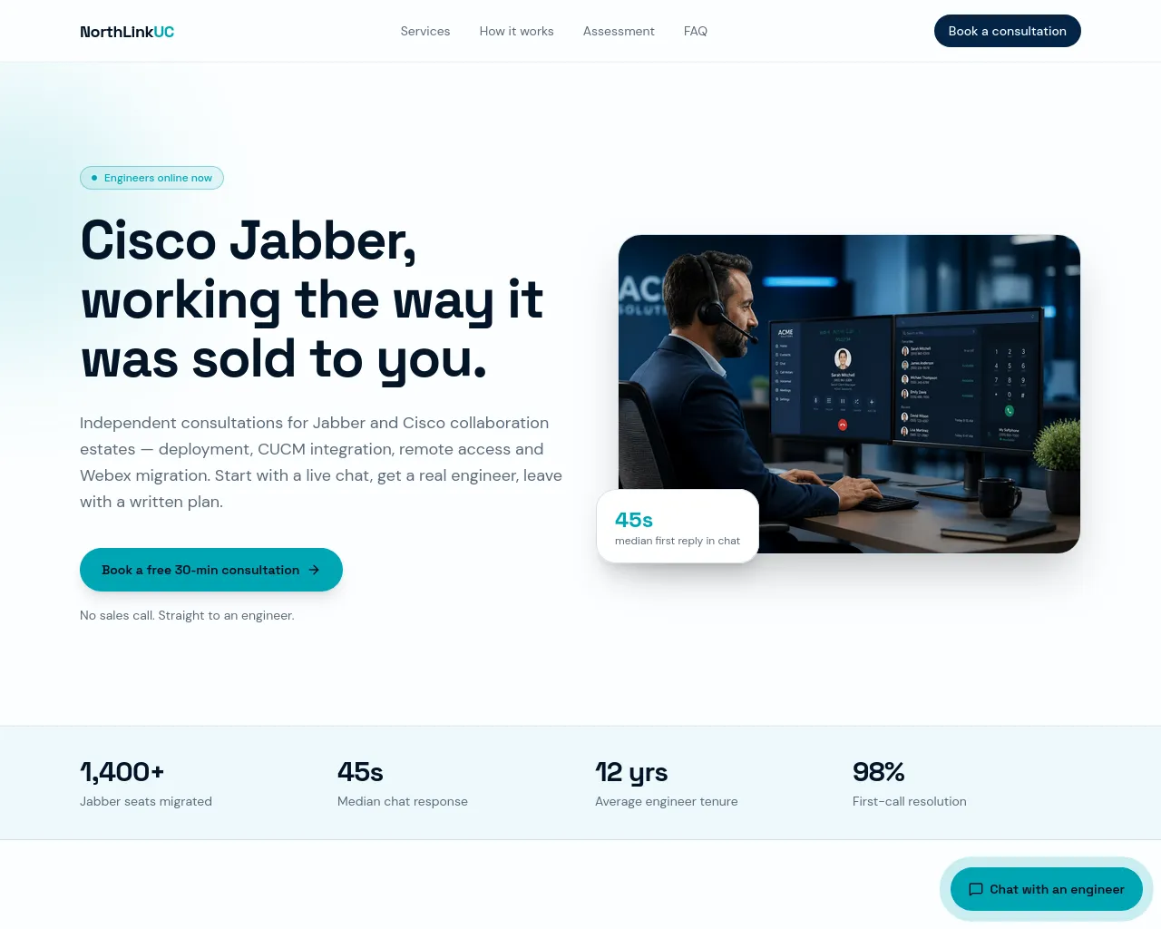 Screenshot of ciscojabber.app