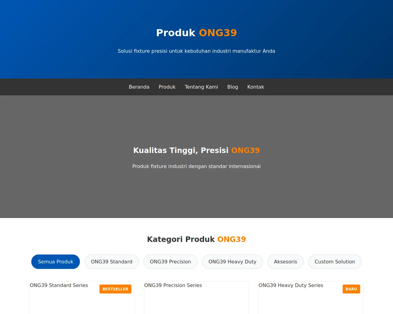 Screenshot of customfixturesonline.com