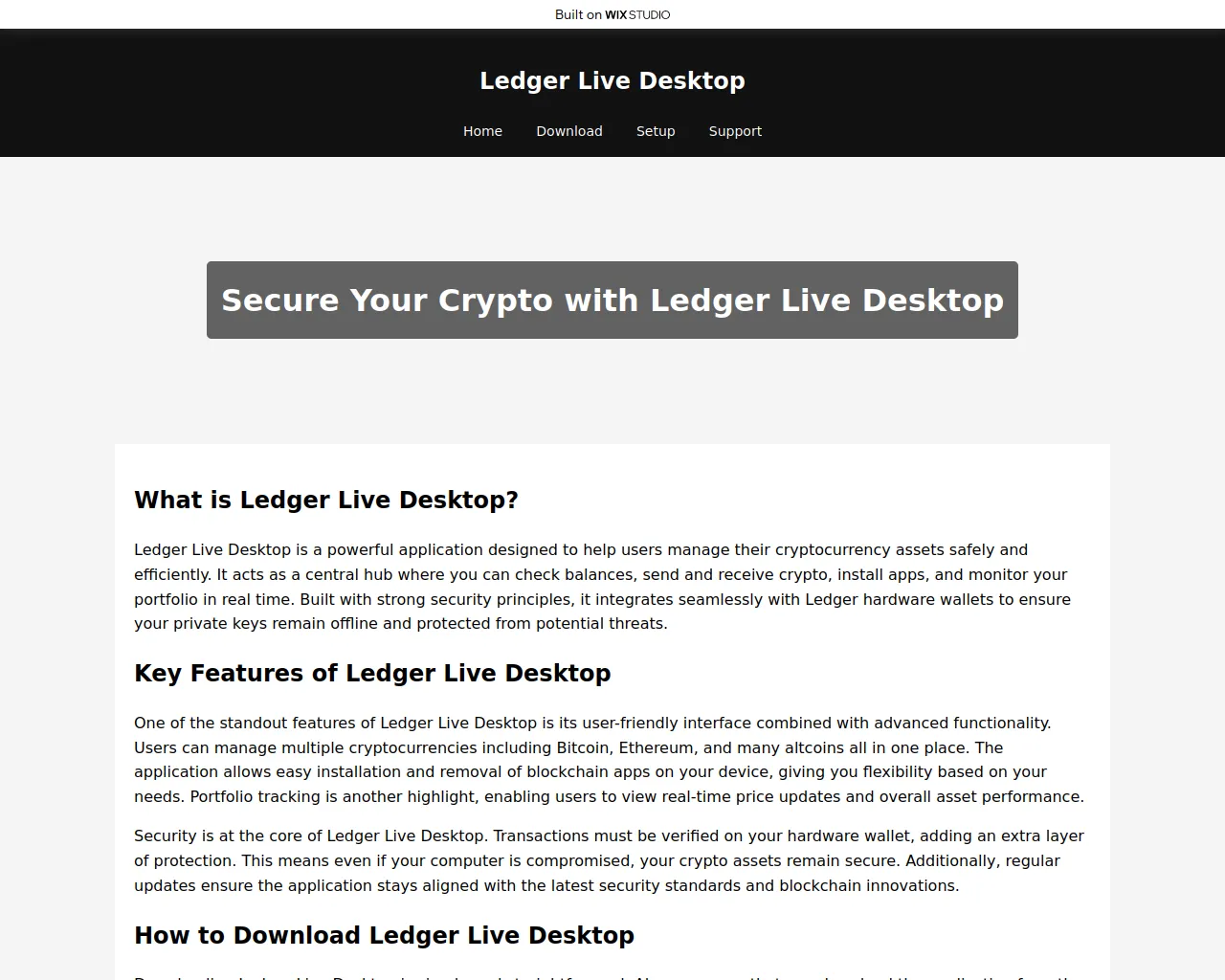 Screenshot of startin-desktop.wixstudio.com