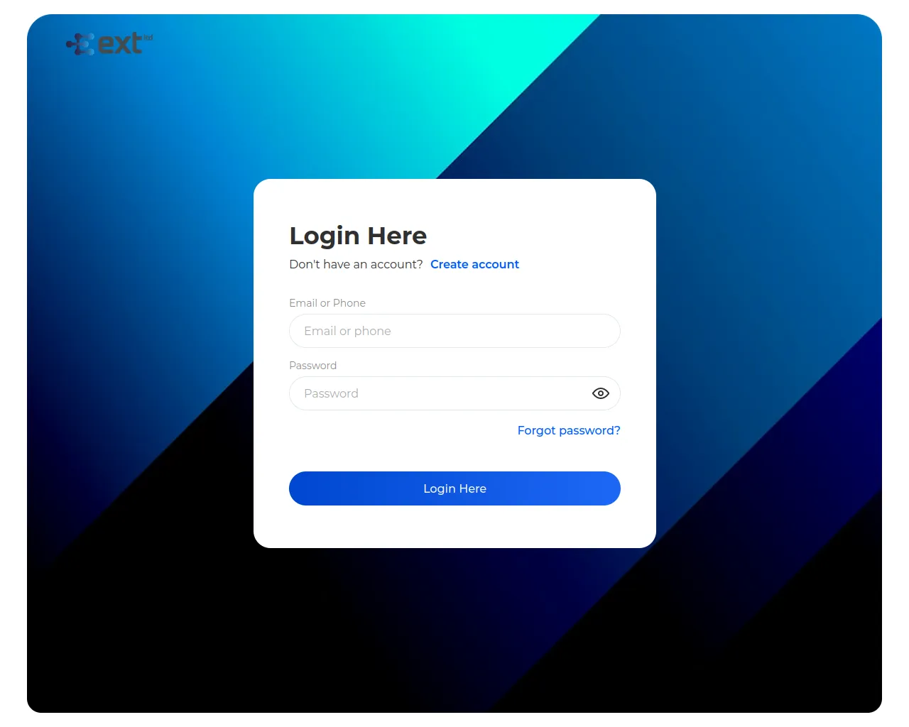 Screenshot of my.ext-ltd.com