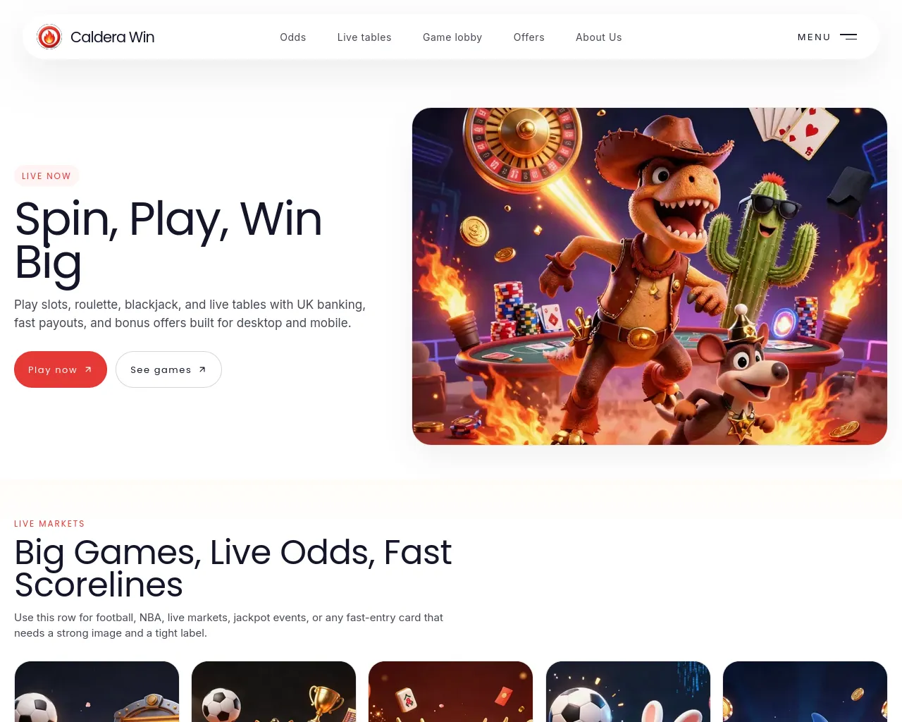 Screenshot of calderawin.co.uk