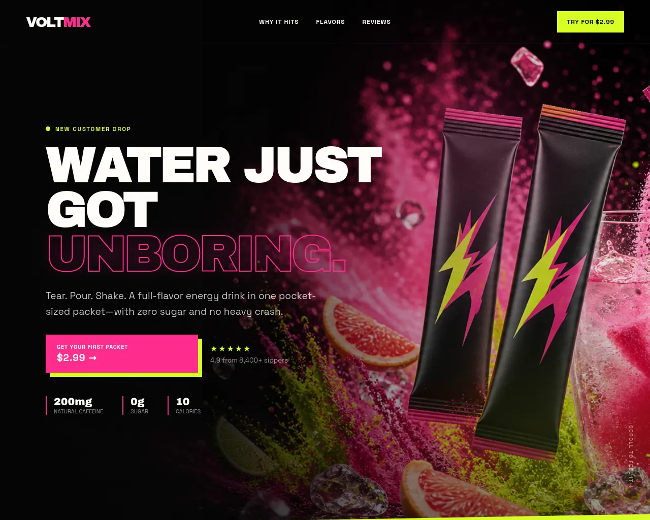 Screenshot of voltmix.pro