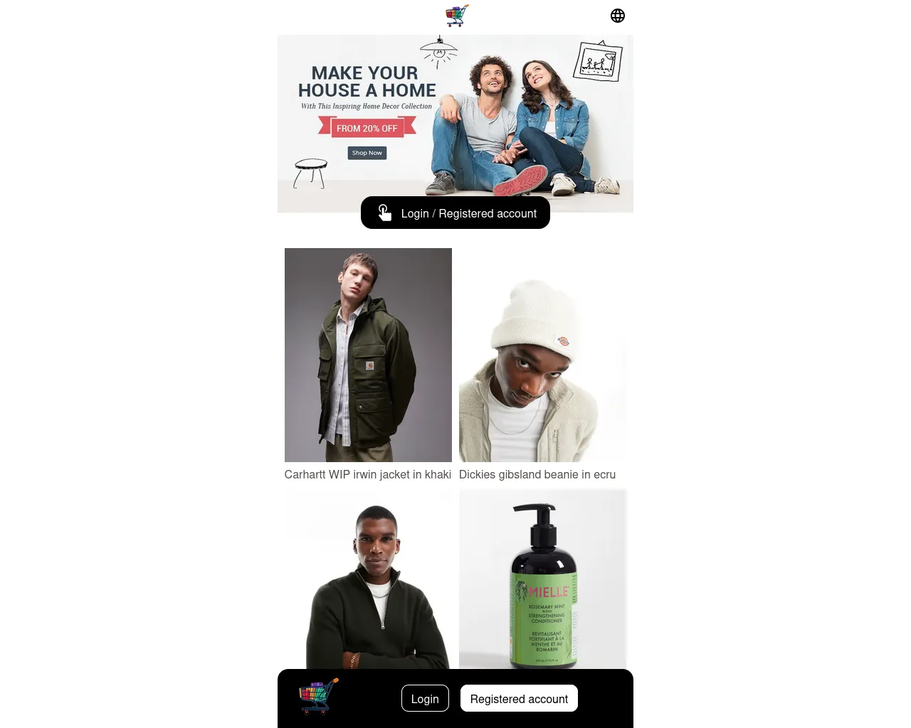 Screenshot of ourshopee6.com