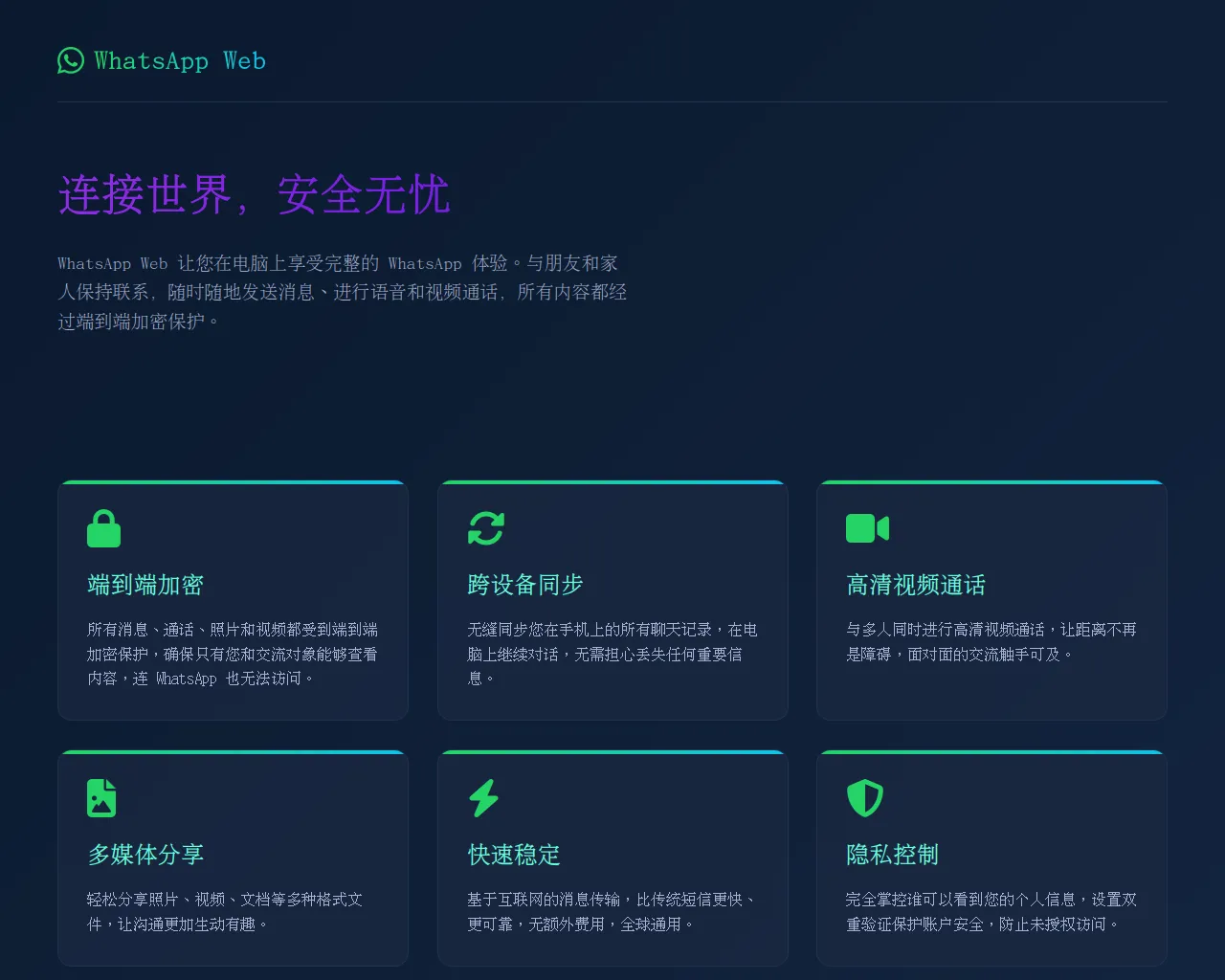 Screenshot of web.whatsapp.sc.cn