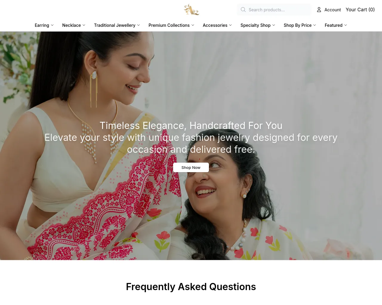 Screenshot of adorebypriyankastudio.shop