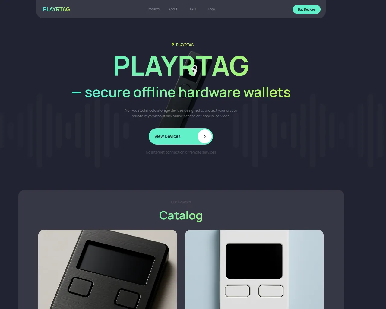 Screenshot of playrtag.com