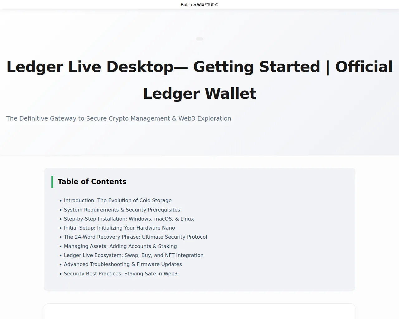 Screenshot of desktopconnect.wixstudio.com