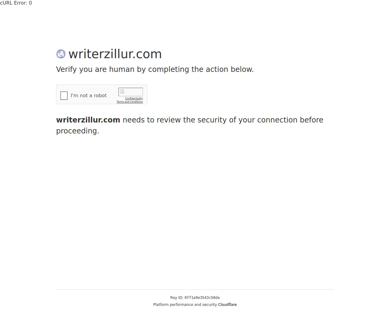Screenshot of writerzillur.com