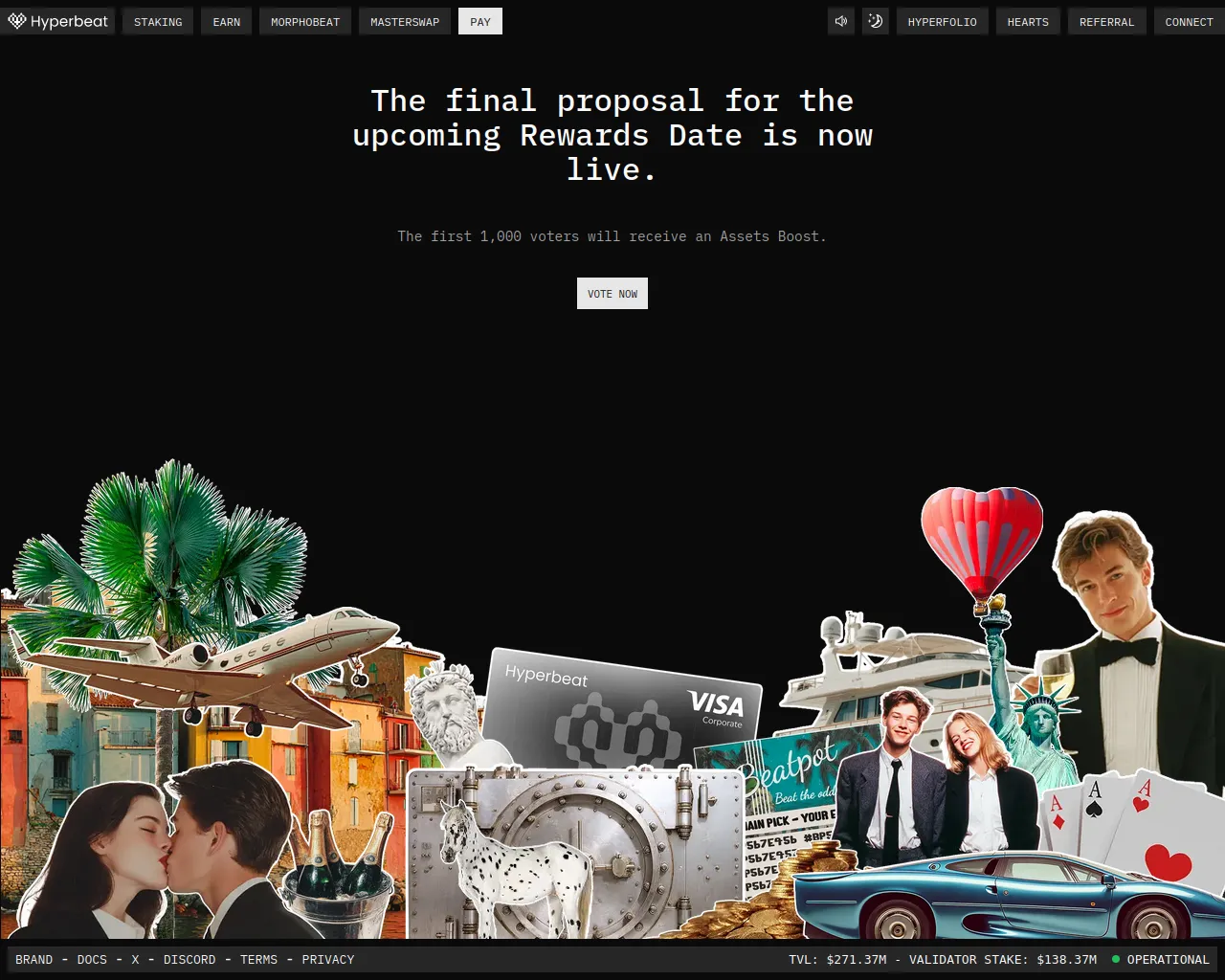 Screenshot of enter-hyperbeat.xyz