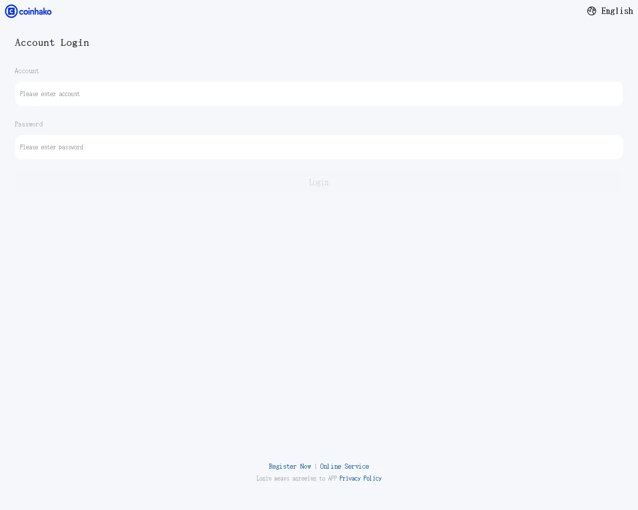Screenshot of coinhako.ewiugasjg.fit