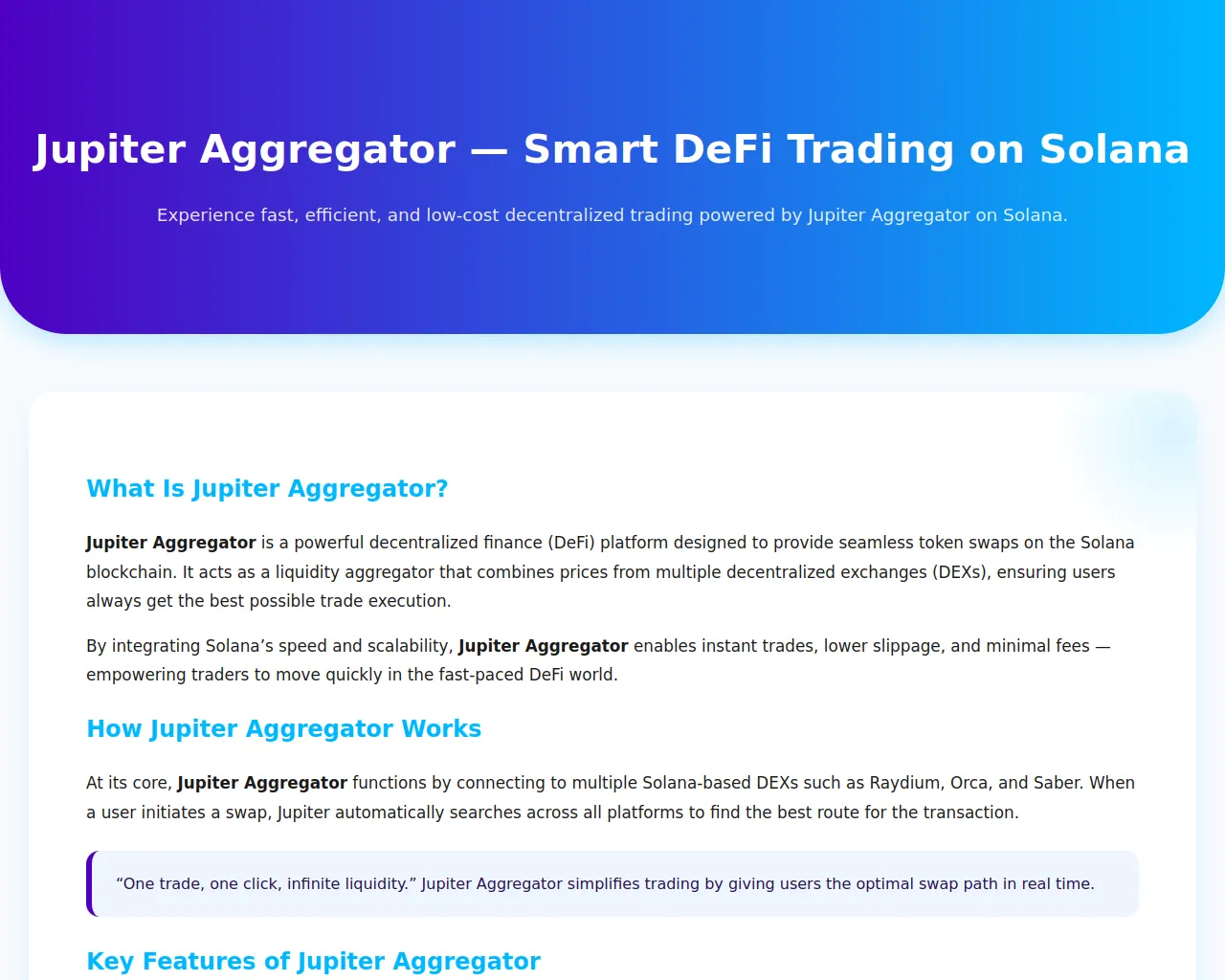 Screenshot of web-jupiter-aggregator.pages.dev