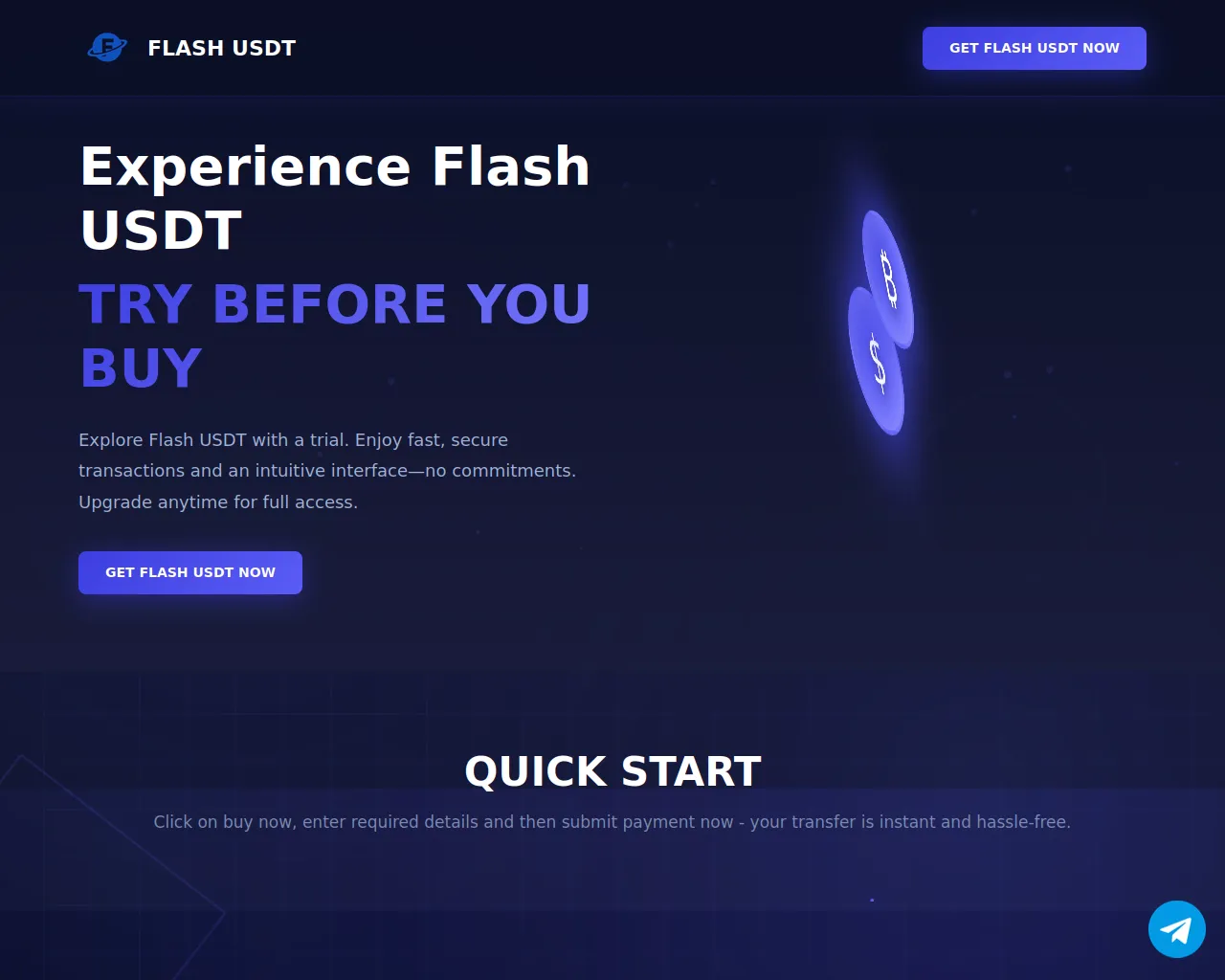 Screenshot of flashusdt.cloud