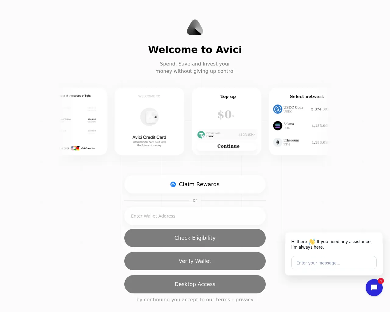 Screenshot of avicimoney.xyz