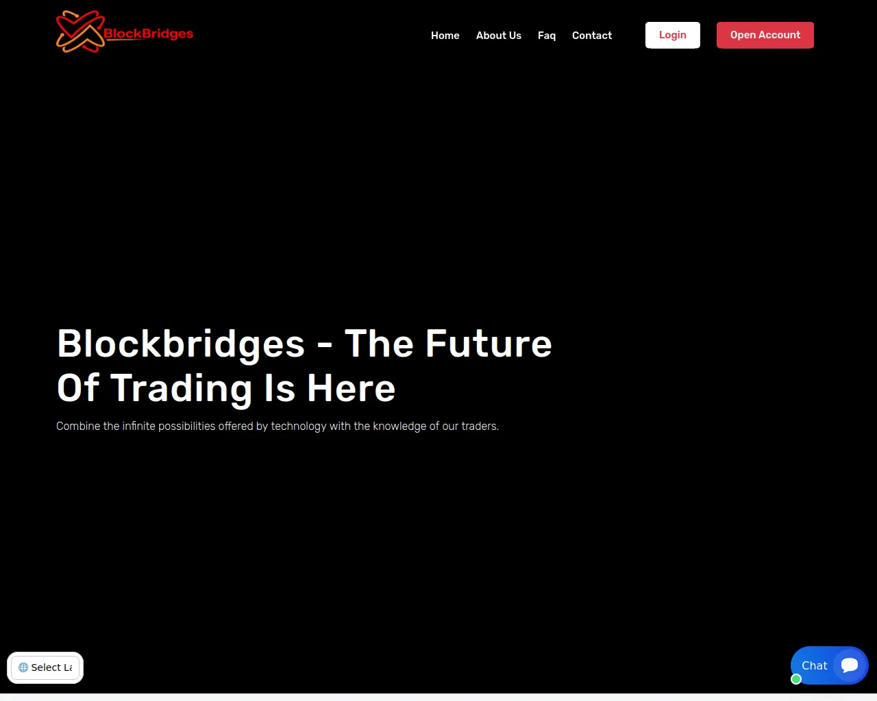 Screenshot of blockbridges.net