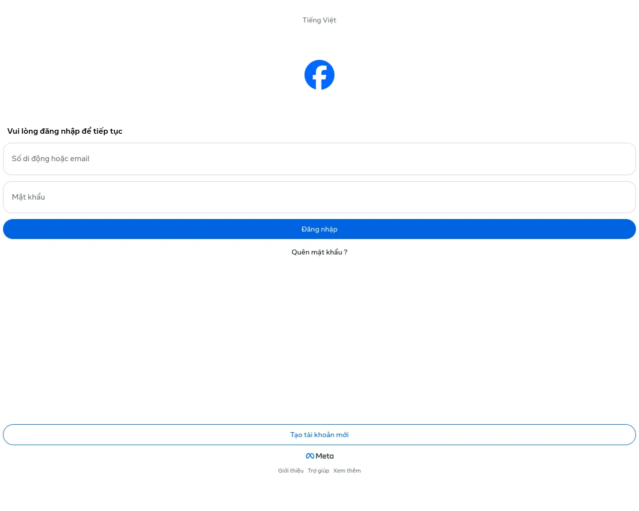 Screenshot of facebock.vn