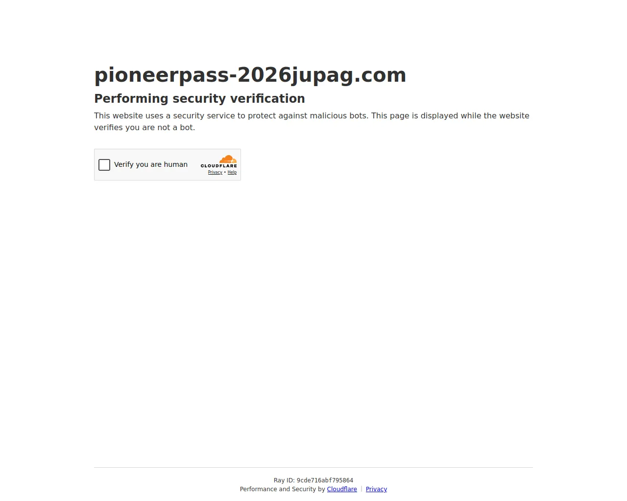 Screenshot of pioneerpass-2026jupag.com