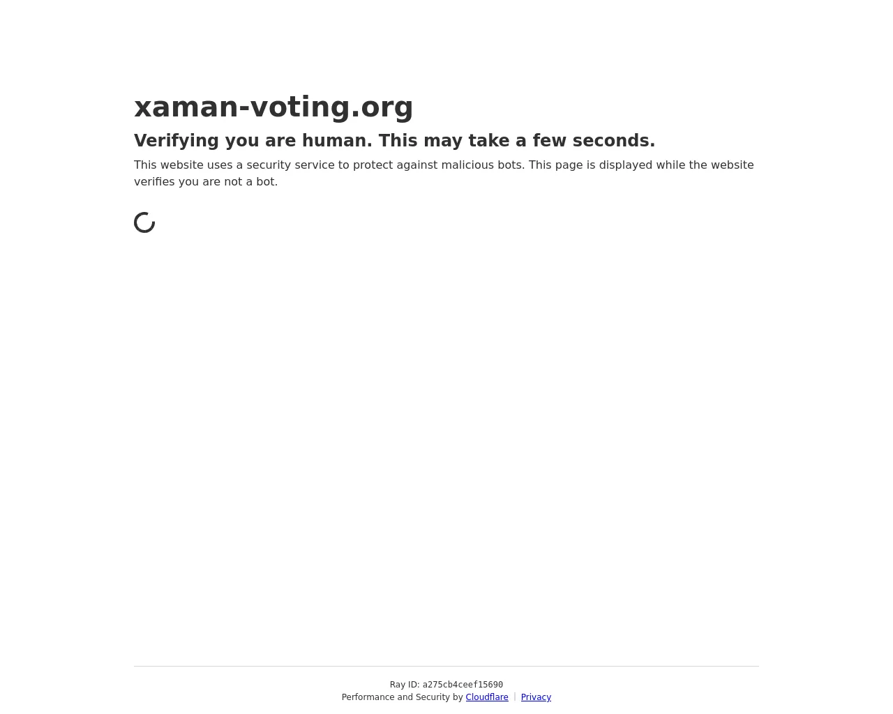 Screenshot of xaman-voting.org