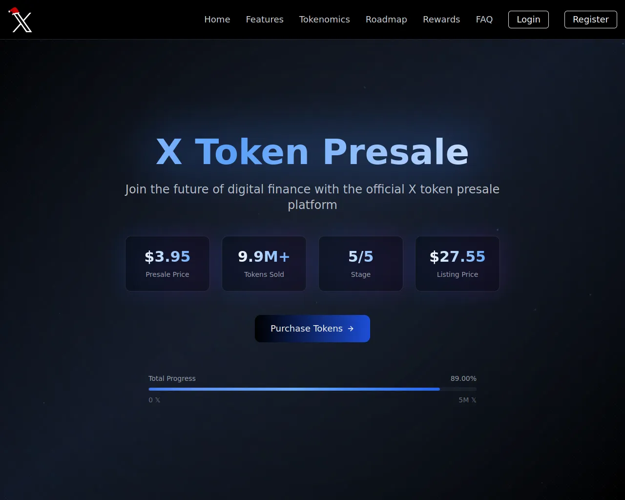 Screenshot of xcoin-crypto.io