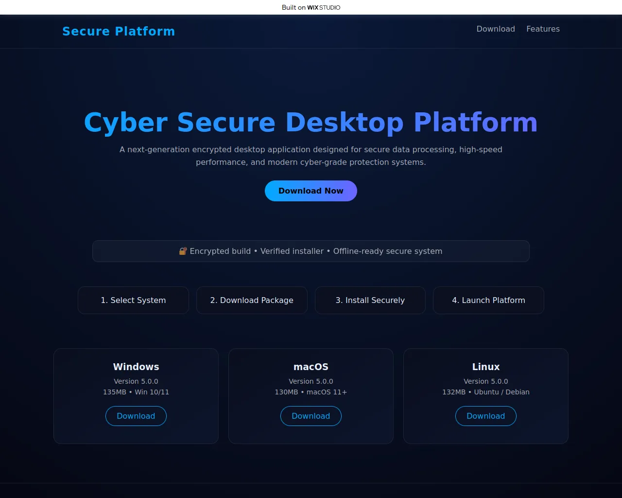 Screenshot of nav-desktop.wixstudio.com