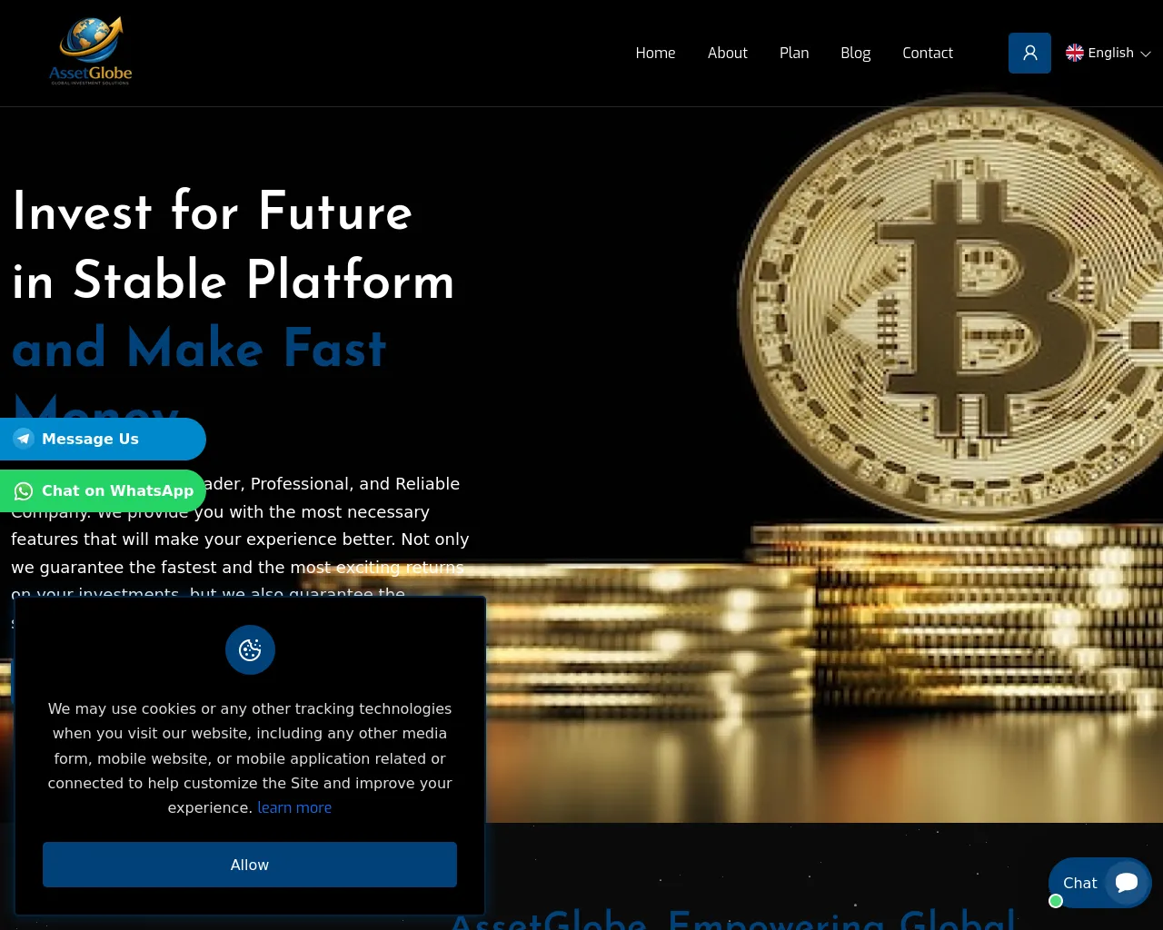 Screenshot of mail.assetglobe.org