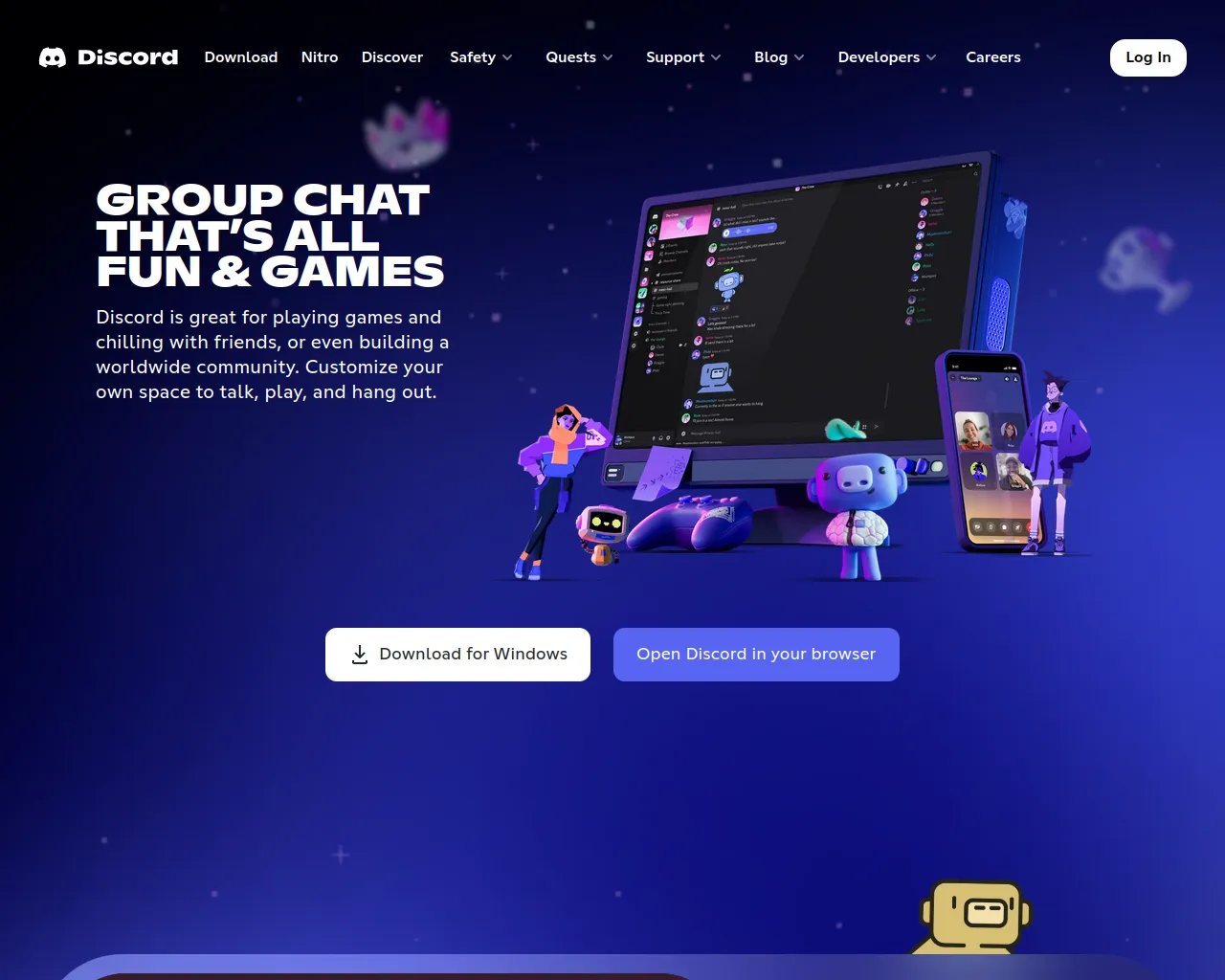 Screenshot of guildmark.net