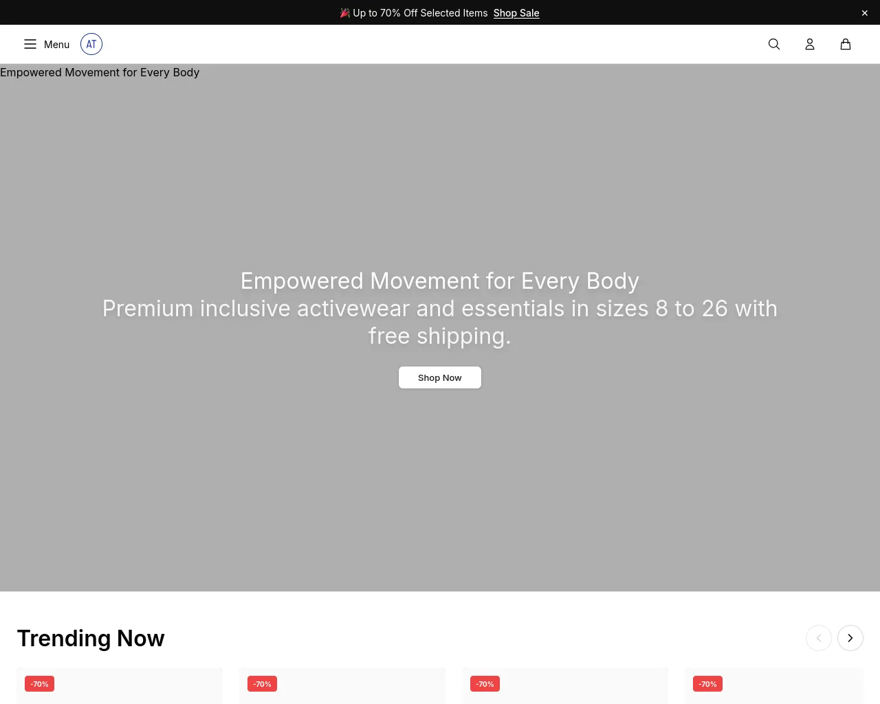 Screenshot of activetruthstyle.shop