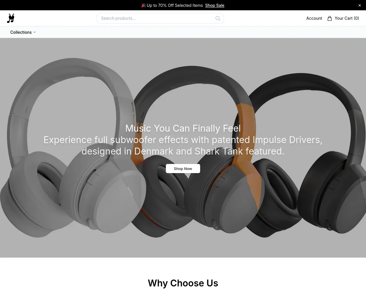 Screenshot of aetherwave.shop