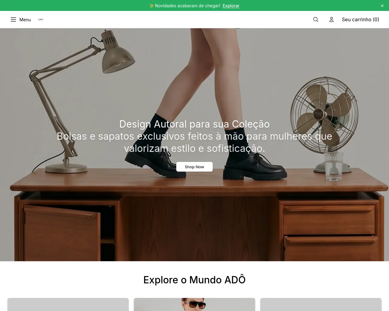 Screenshot of adoateliercollection.shop