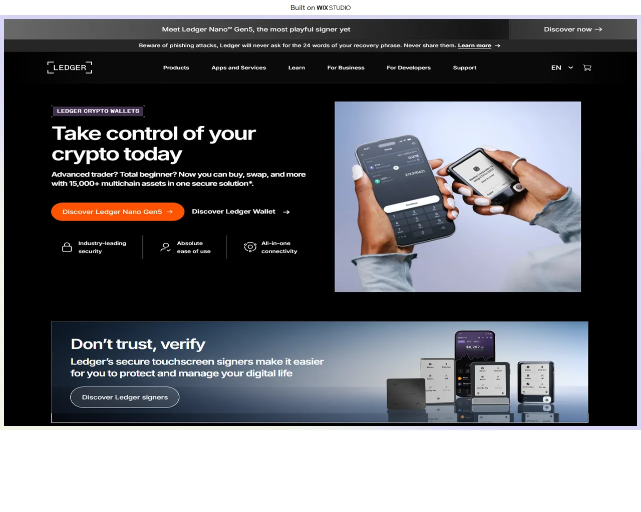 Screenshot of eng-liveapp.wixstudio.com
