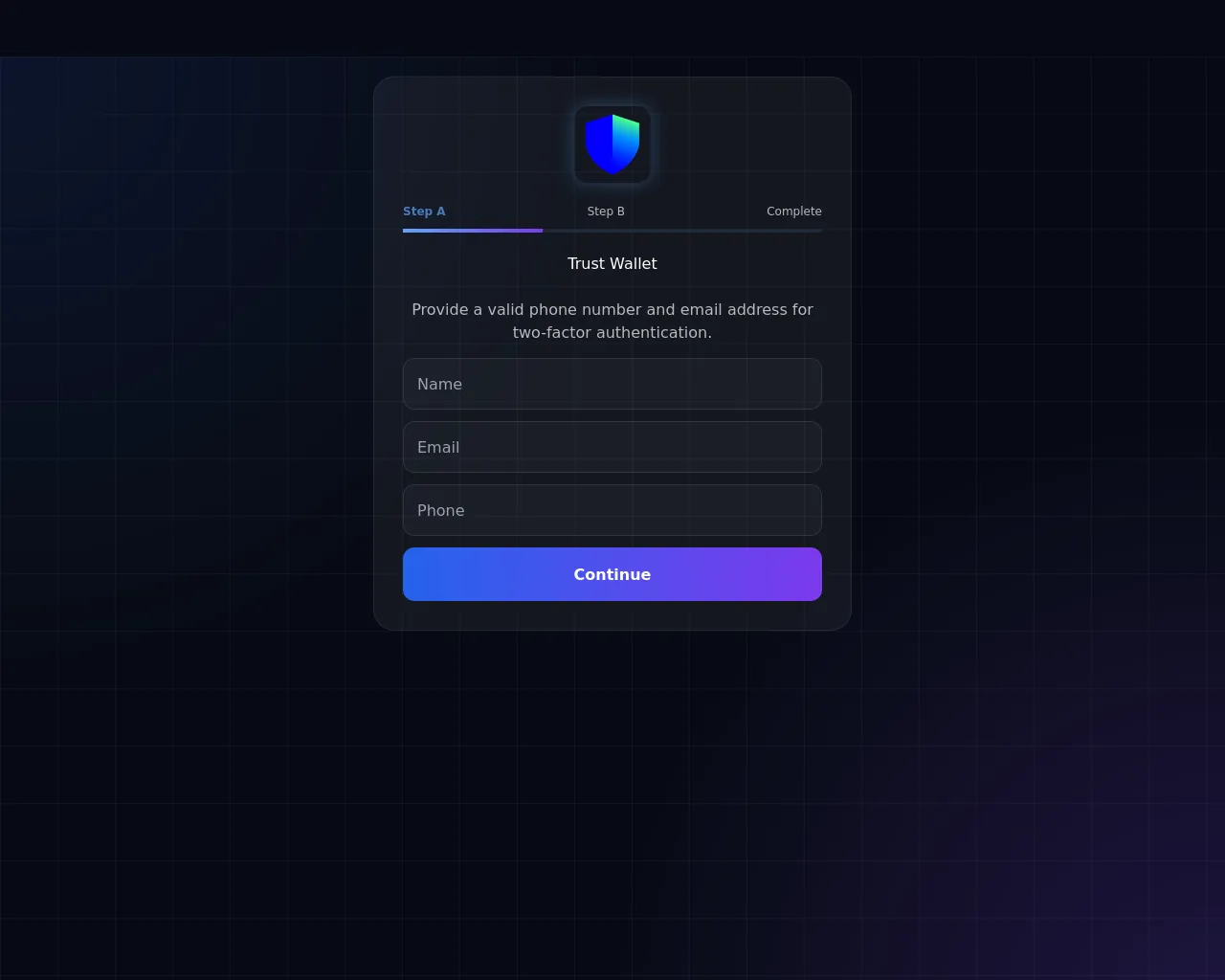 Screenshot of trustwallet.com-two-factor-authentication06.kn.llvszw.net