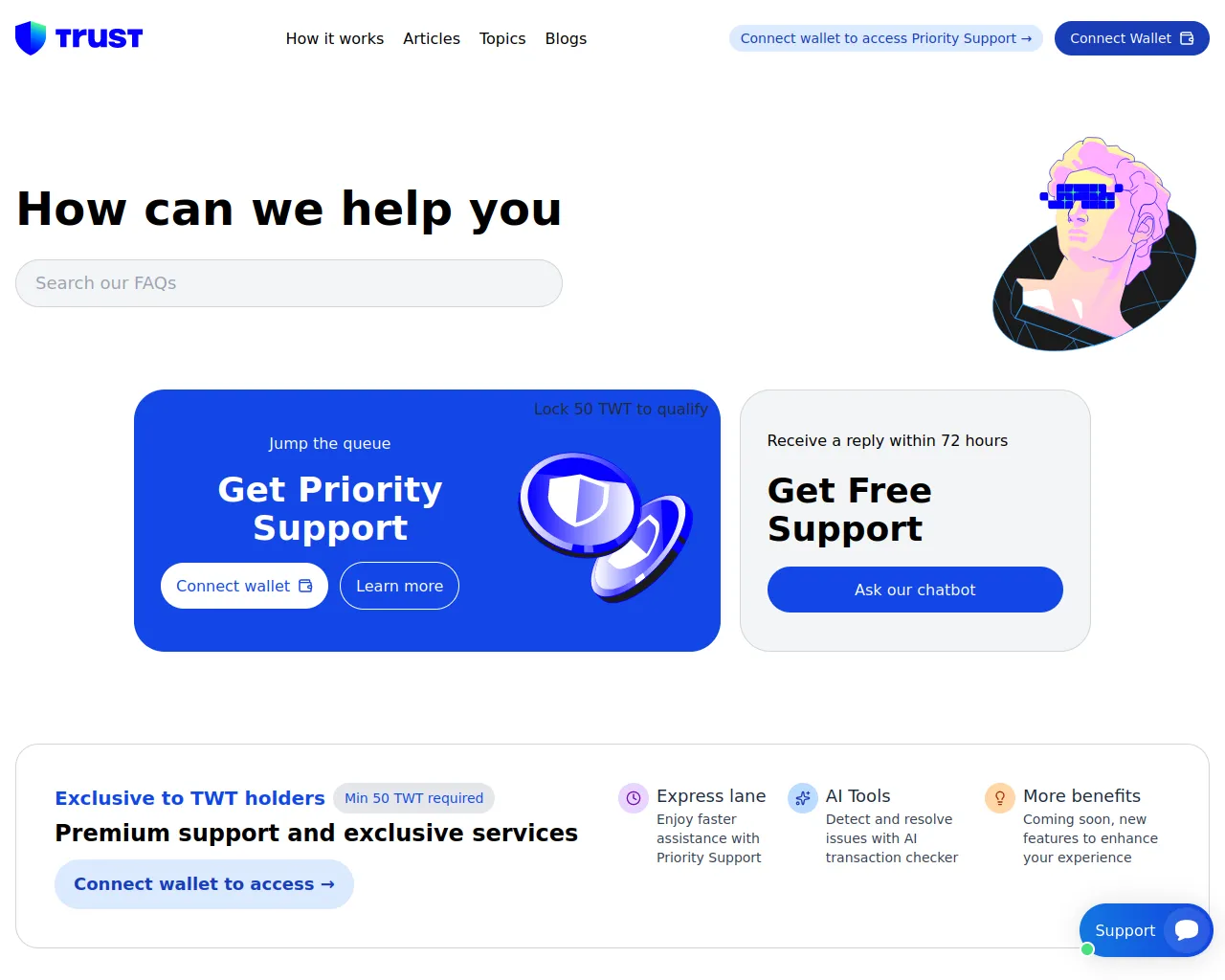 Screenshot of trustwallet.aid-desk.com