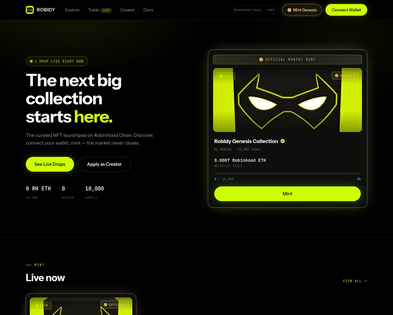 Screenshot of robidy.app