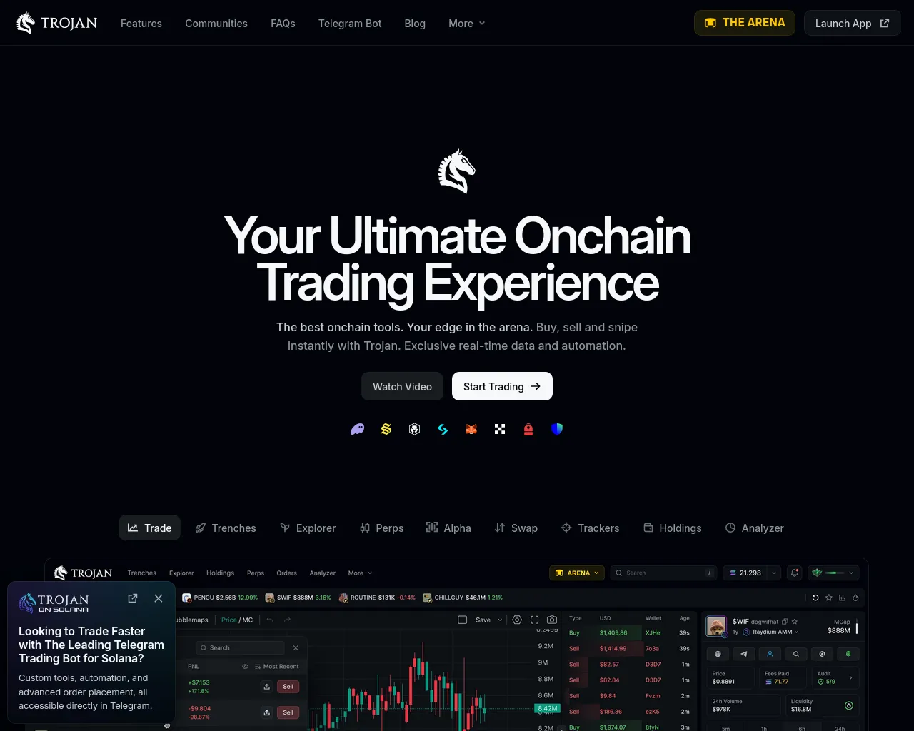 Screenshot of trojarn.com