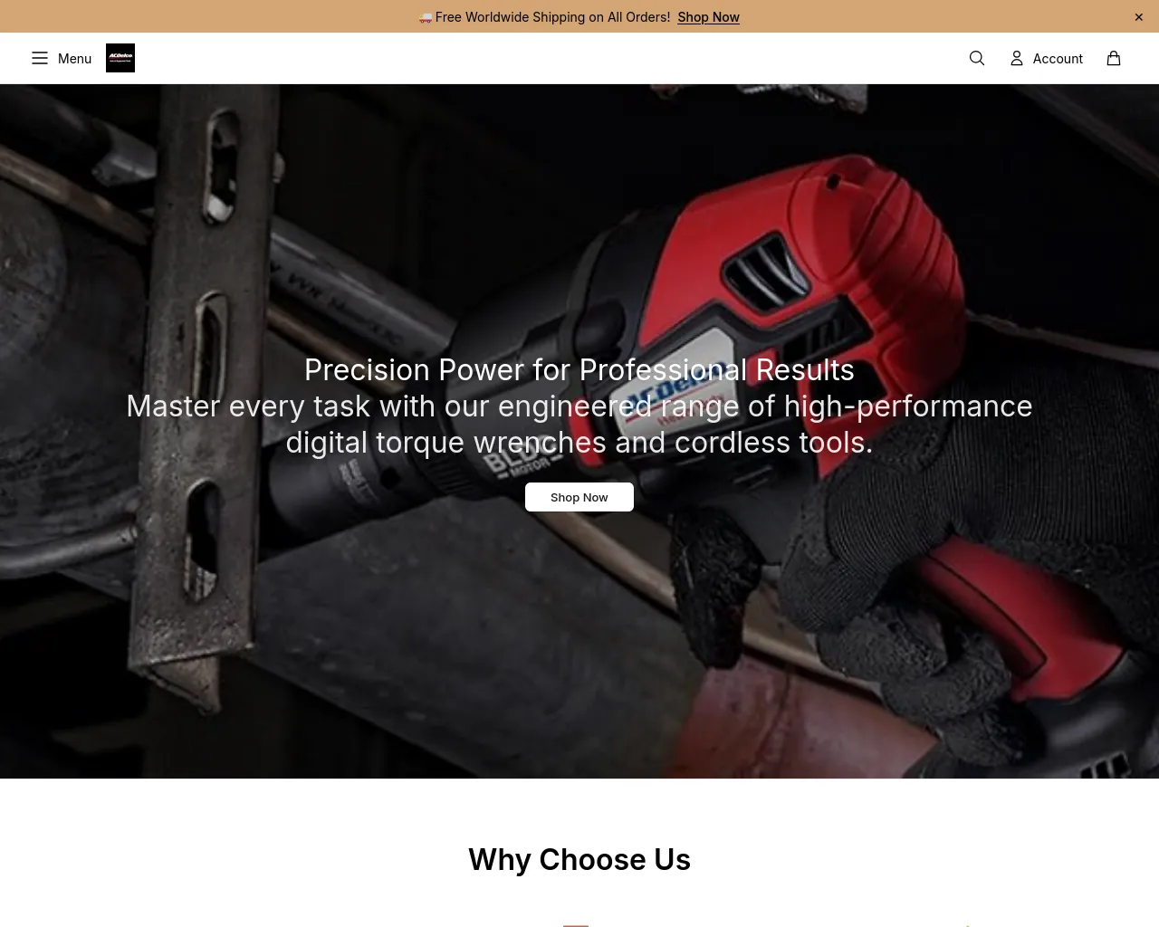 Screenshot of acdelcotoolspro.shop