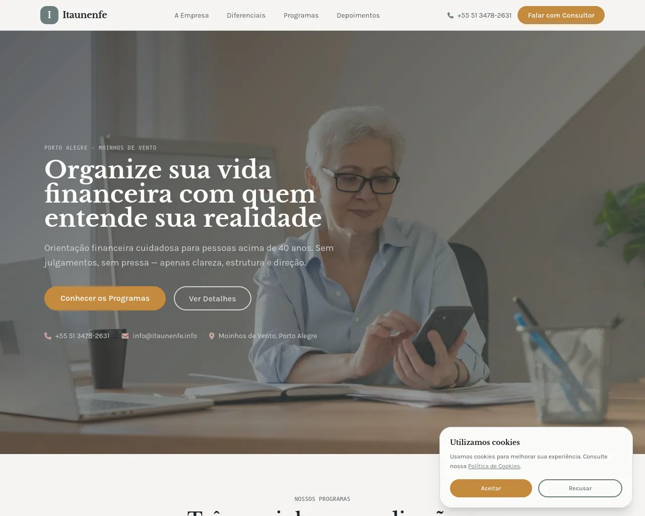 Screenshot of itaunenfe.info