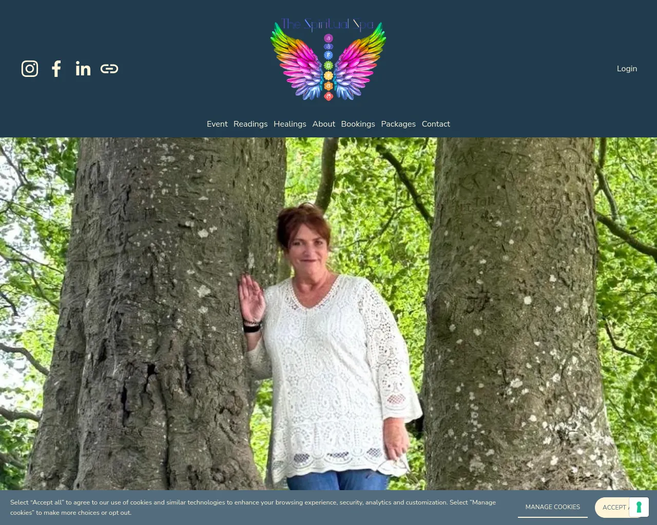 Screenshot of thespiritualspa.live