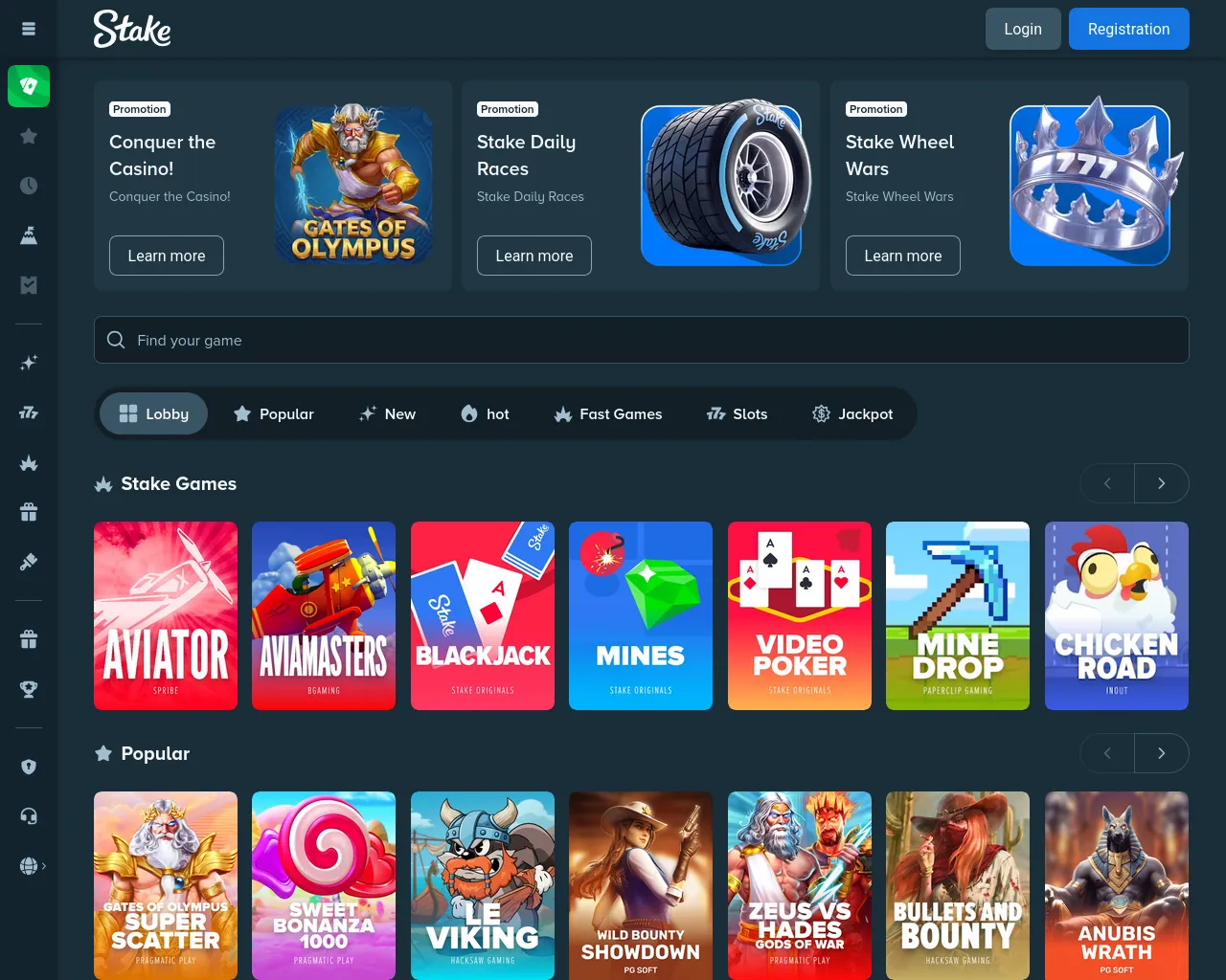 Screenshot of stake358.com