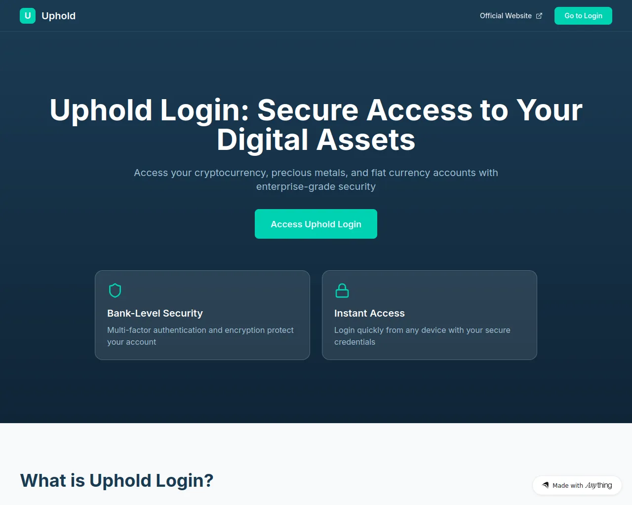 Screenshot of help-upholsd.created.app