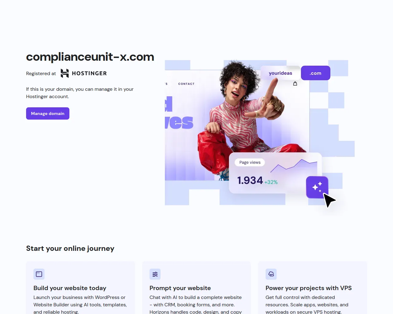 Screenshot of complianceunit-x.com