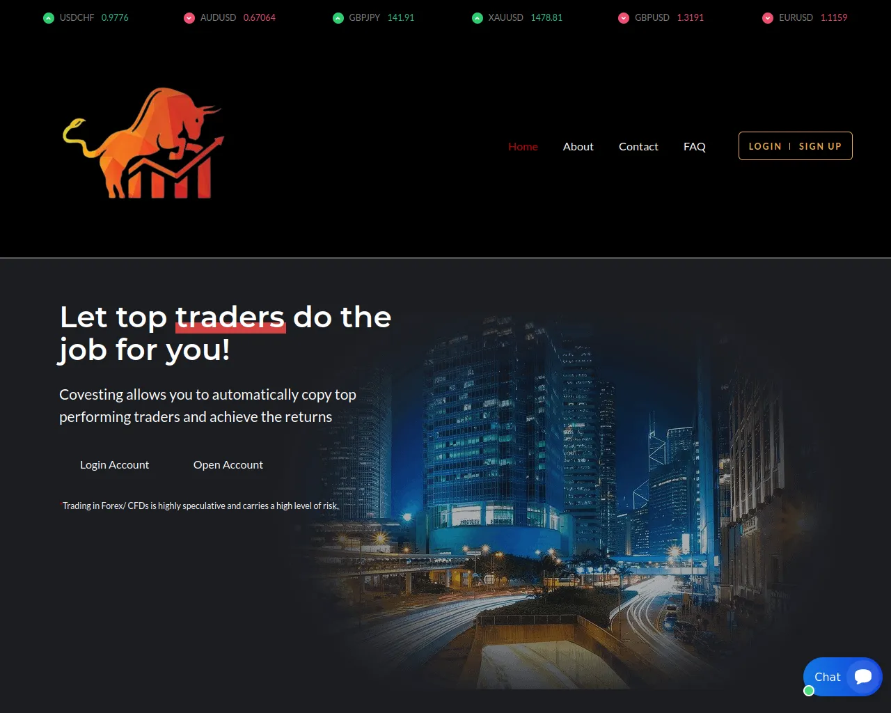 Screenshot of stockexcotrader.info