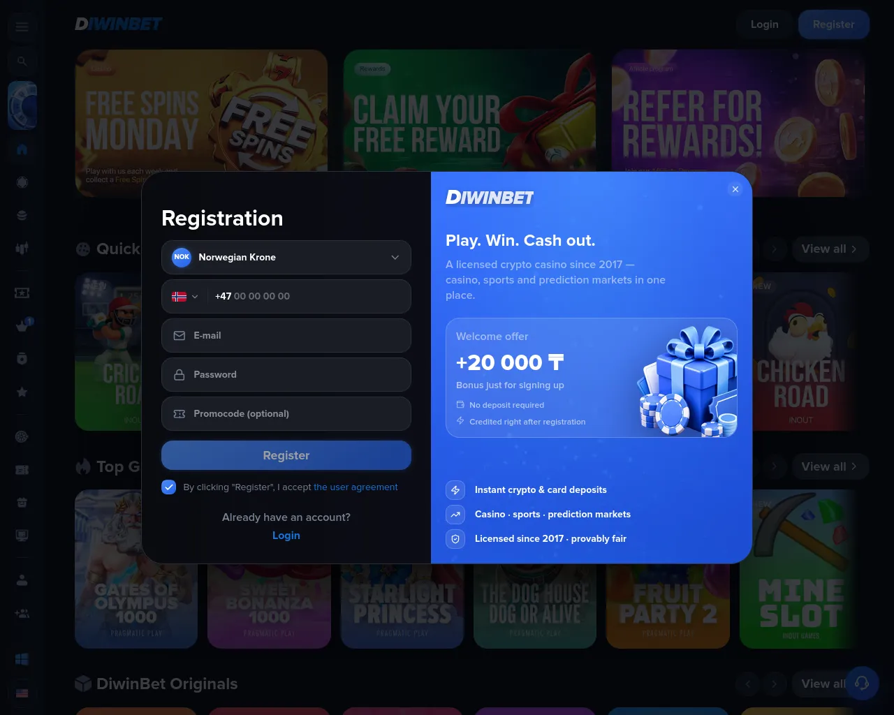 Screenshot of diwinplay.top