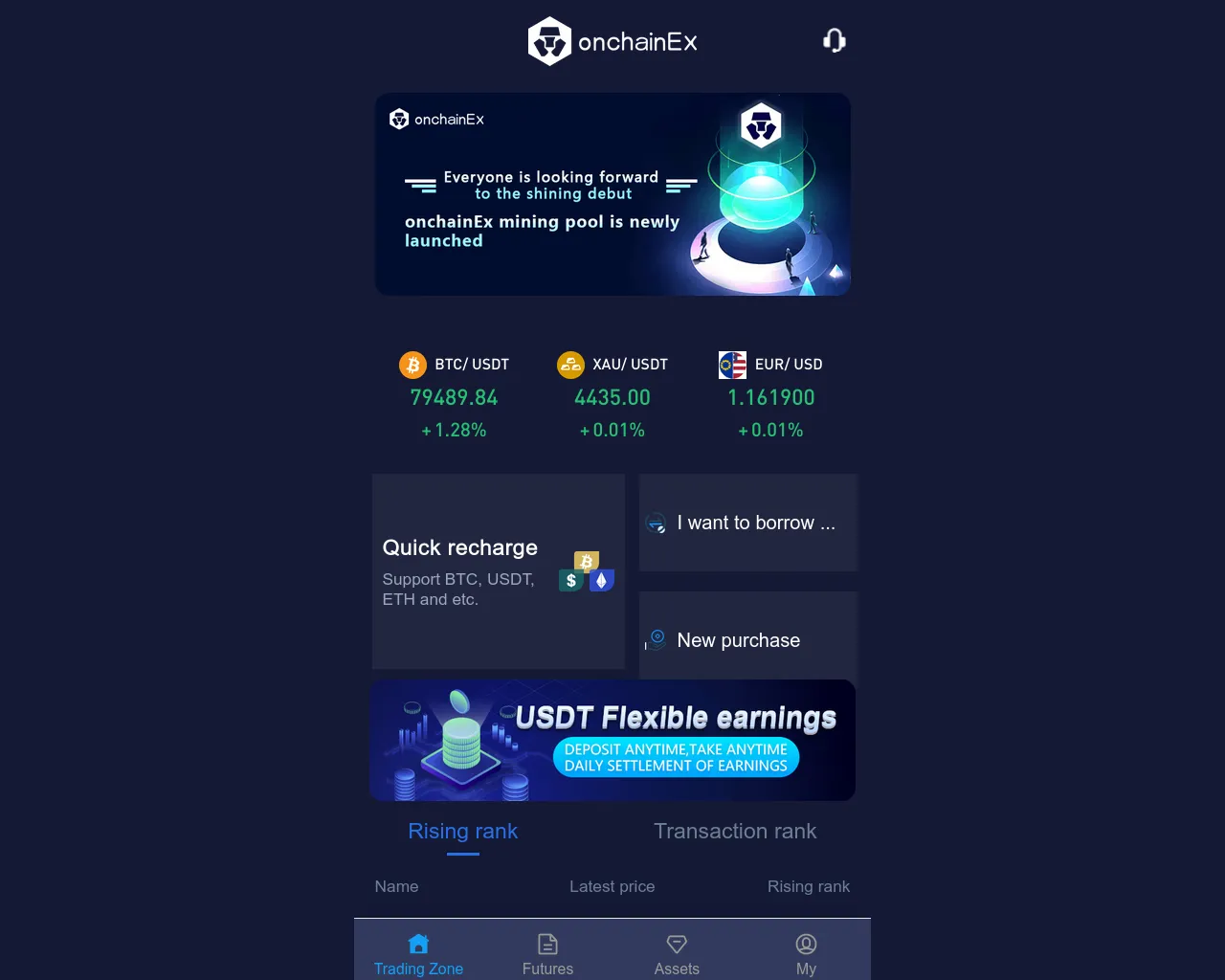 Screenshot of onchainex.fit