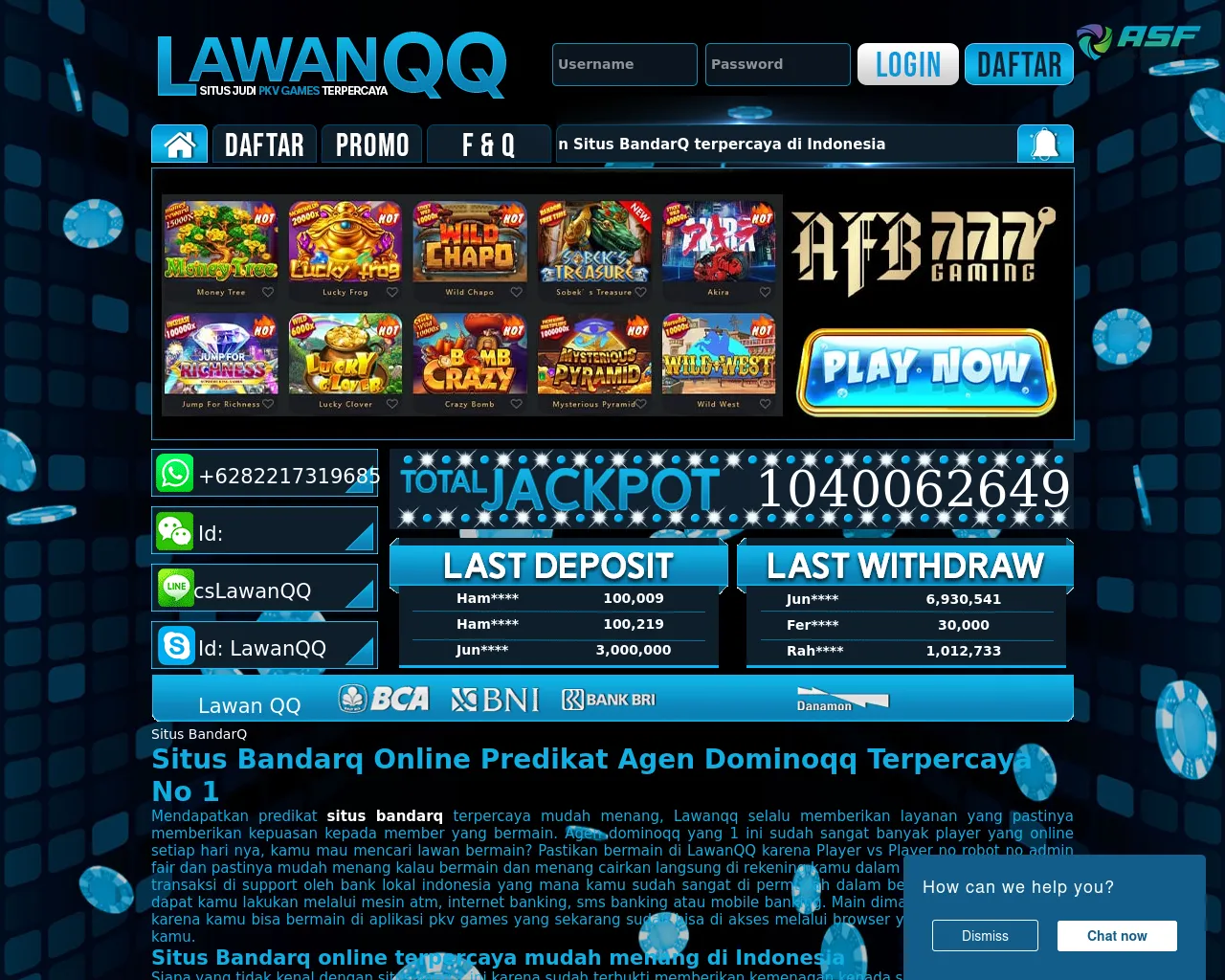 Screenshot of lawanpkv.shop