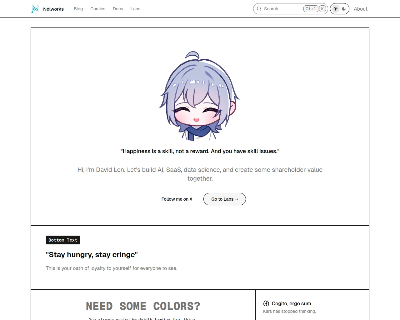 Screenshot of nelworks.com