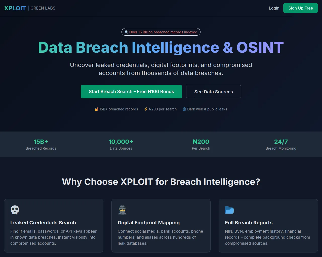 Screenshot of xgreenlab.com.ng