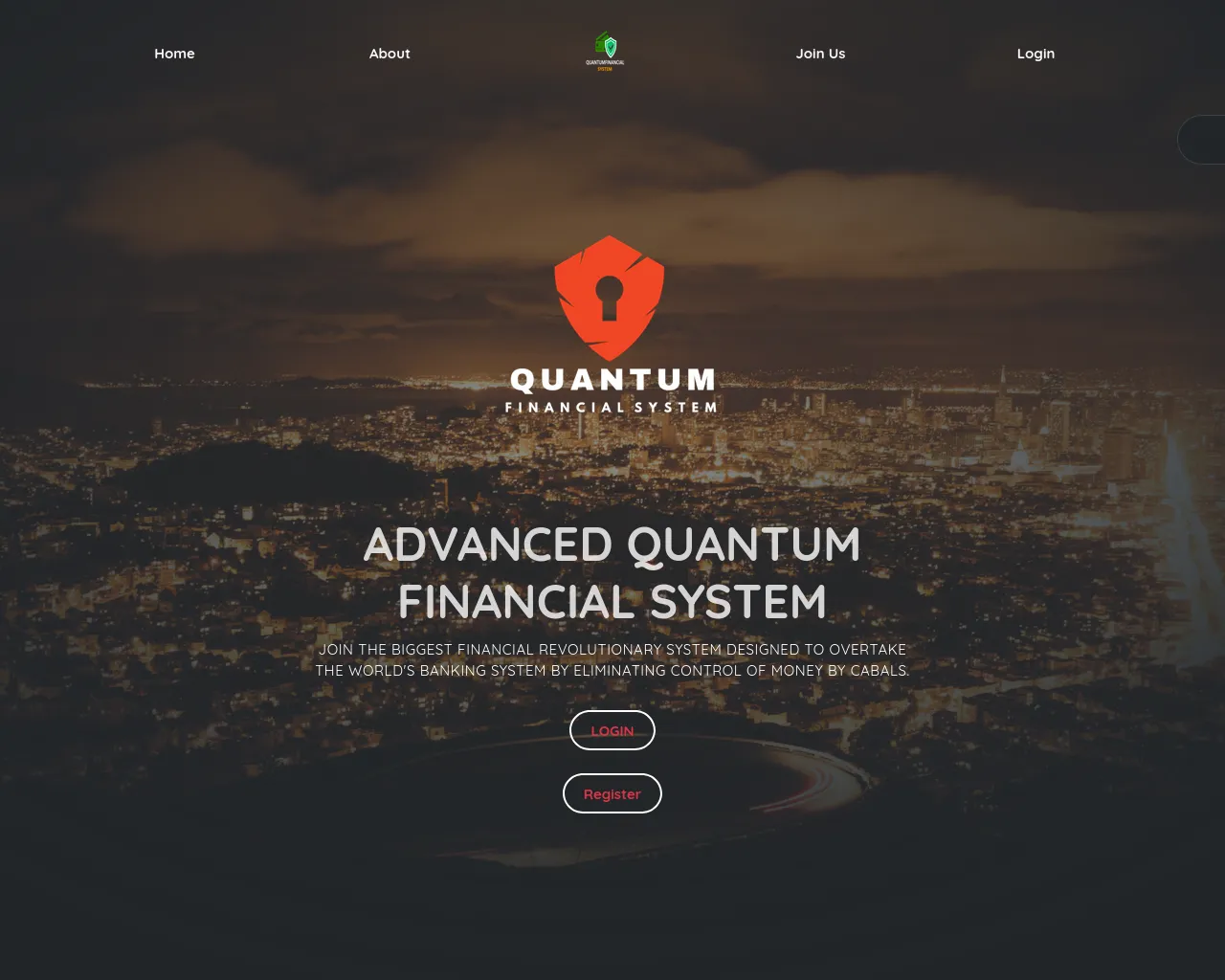 Screenshot of quantum-financialsystems.com