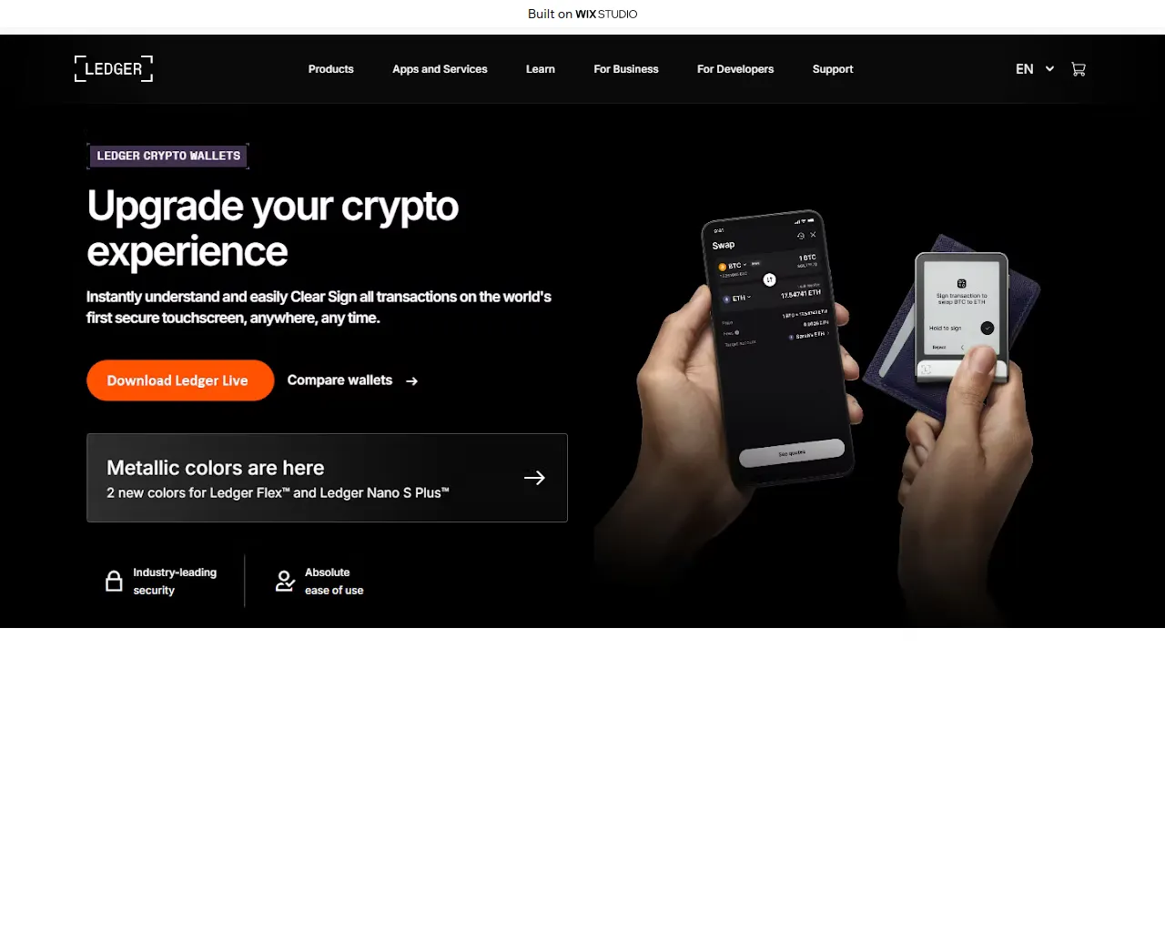 Screenshot of logon-applived.wixstudio.com