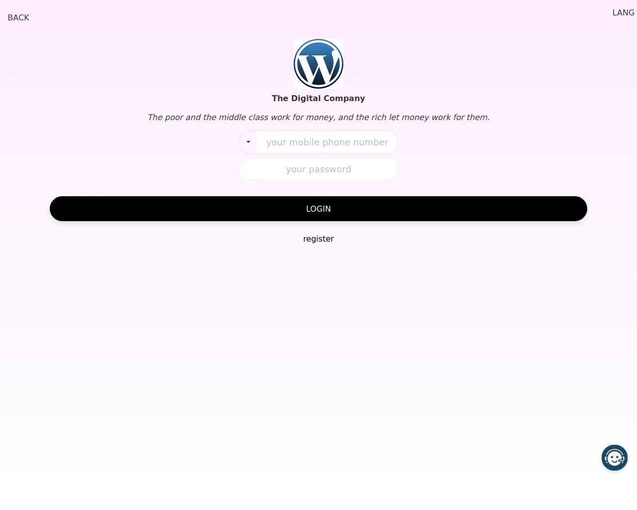 Screenshot of digilab-company.com
