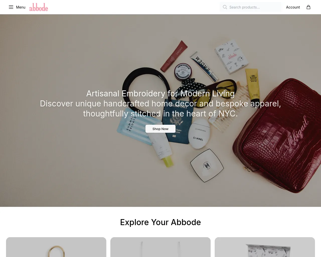 Screenshot of abbodehq.shop