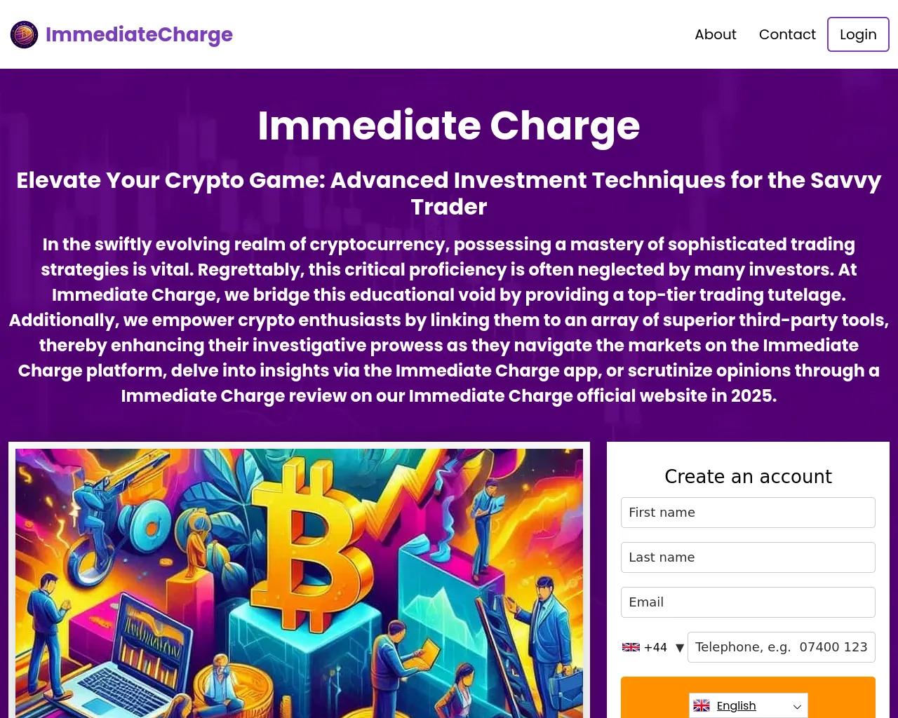 Screenshot of immediatecharge.com